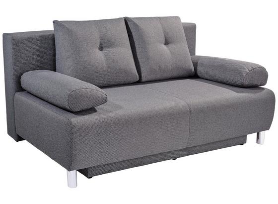 Pohovka Boxspring Ines - barvy stříbra, Moderní, dřevo/textilie (203/96/102cm) - Luca Bessoni Pohovka Boxspring Ines - barvy stříbra, Moderní, dřevo/textilie (203/96/102cm) - Luca Bessoni