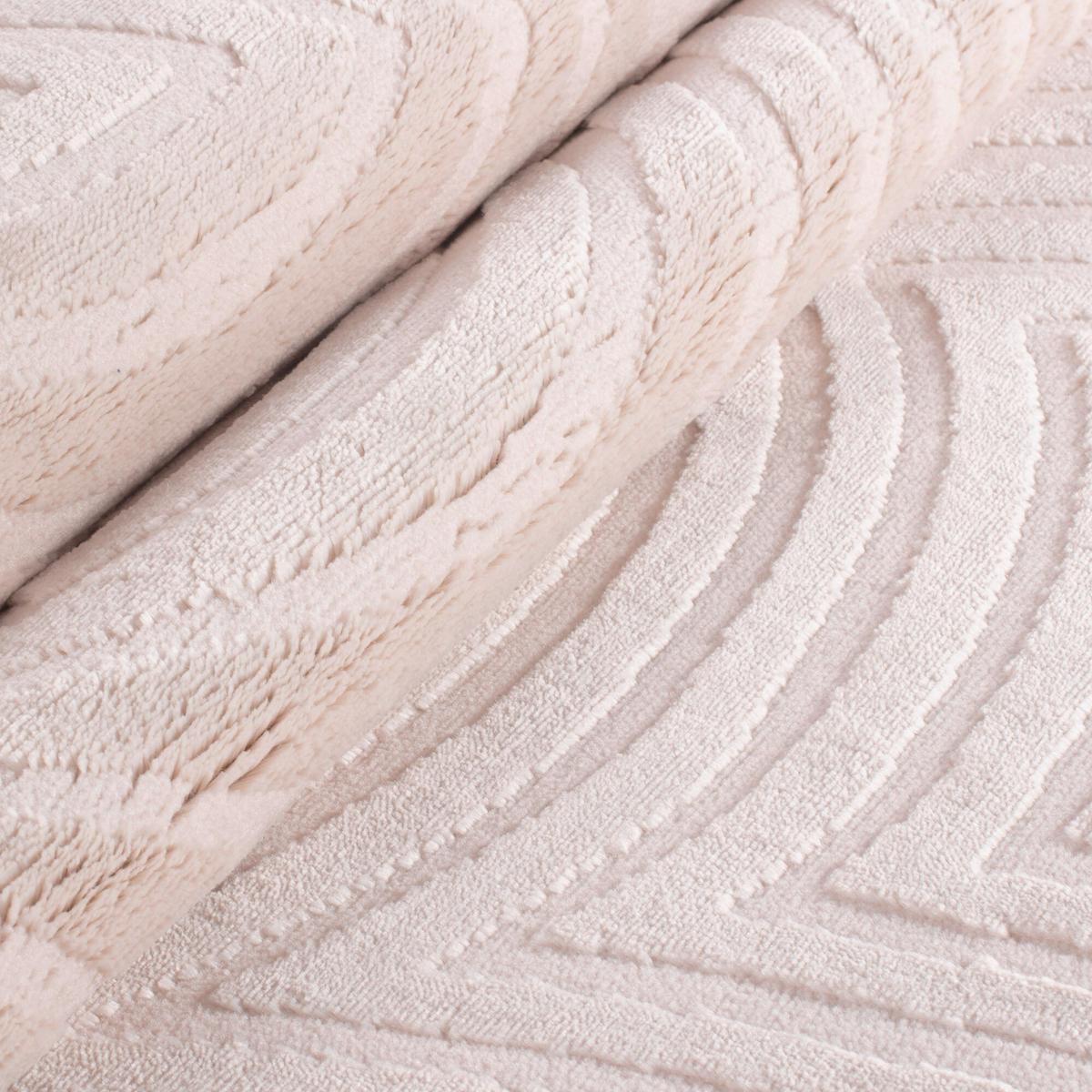Webteppich Sahara - Creme, Design, Textil (80/150cm) - Novel