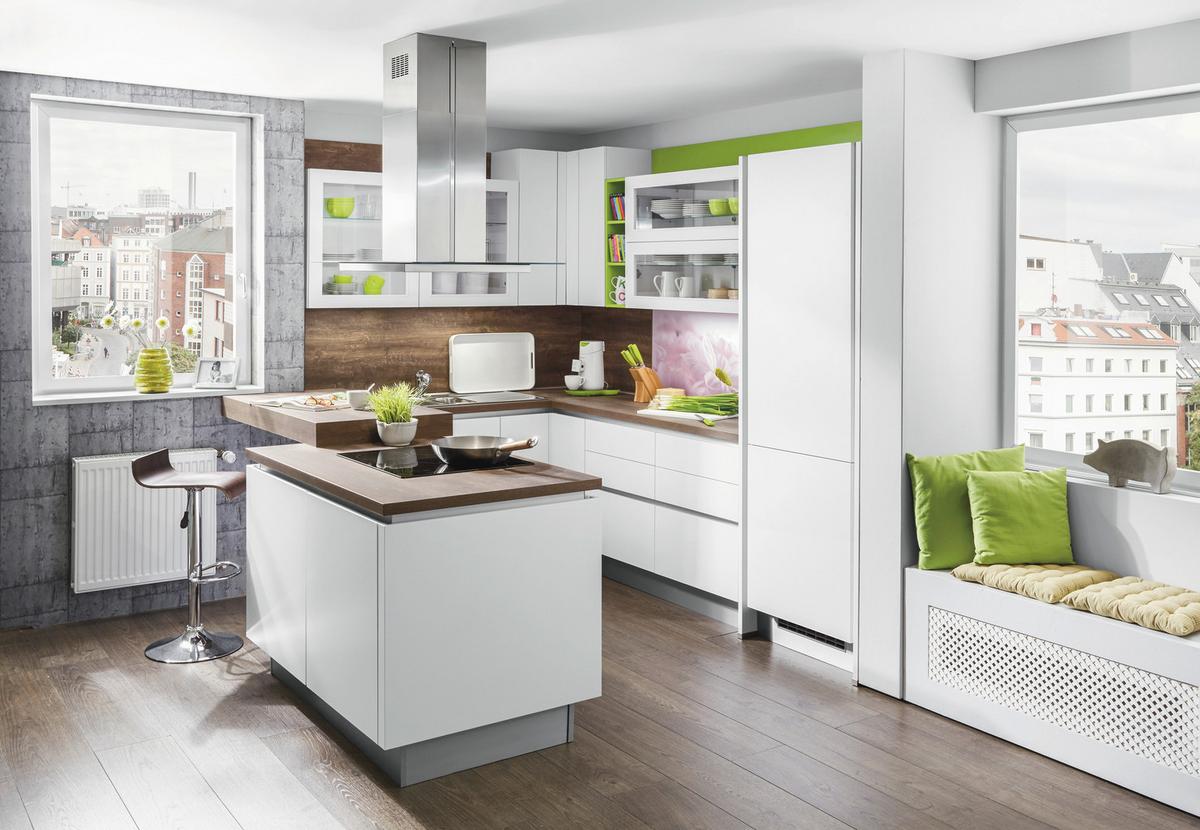 Beépíthető Konyha Laser Linen - Modern (270/180/210cm)