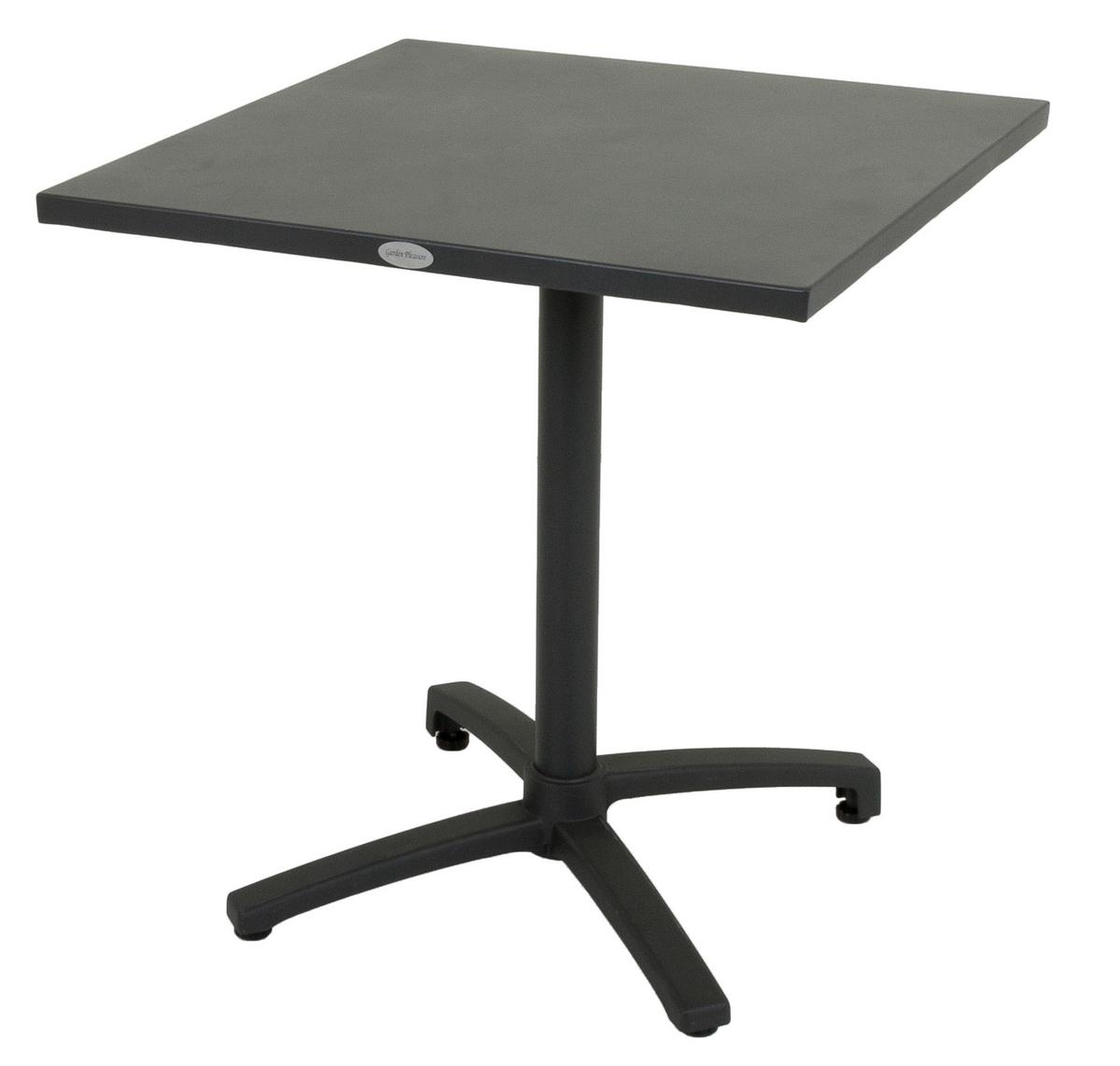 Gartenmöbel Set 5-Tlg. Treviso Metall - Anthrazit/Schwarz, Basics, Metall (55/88/63cm) - Gardenson