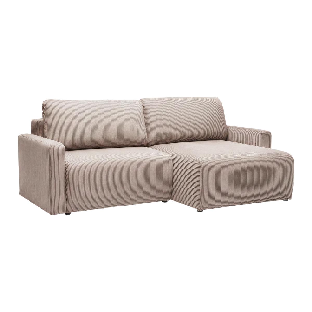 Rohová sedačka DAVE, obojstranná, ružový menčester - ružová, Modern, textil (227/146cm) - Based