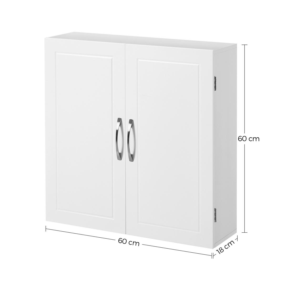 Hängeschrank Bbc320w01 - Weiß, Trend, Holzwerkstoff (60/60/18cm) - MID.YOU