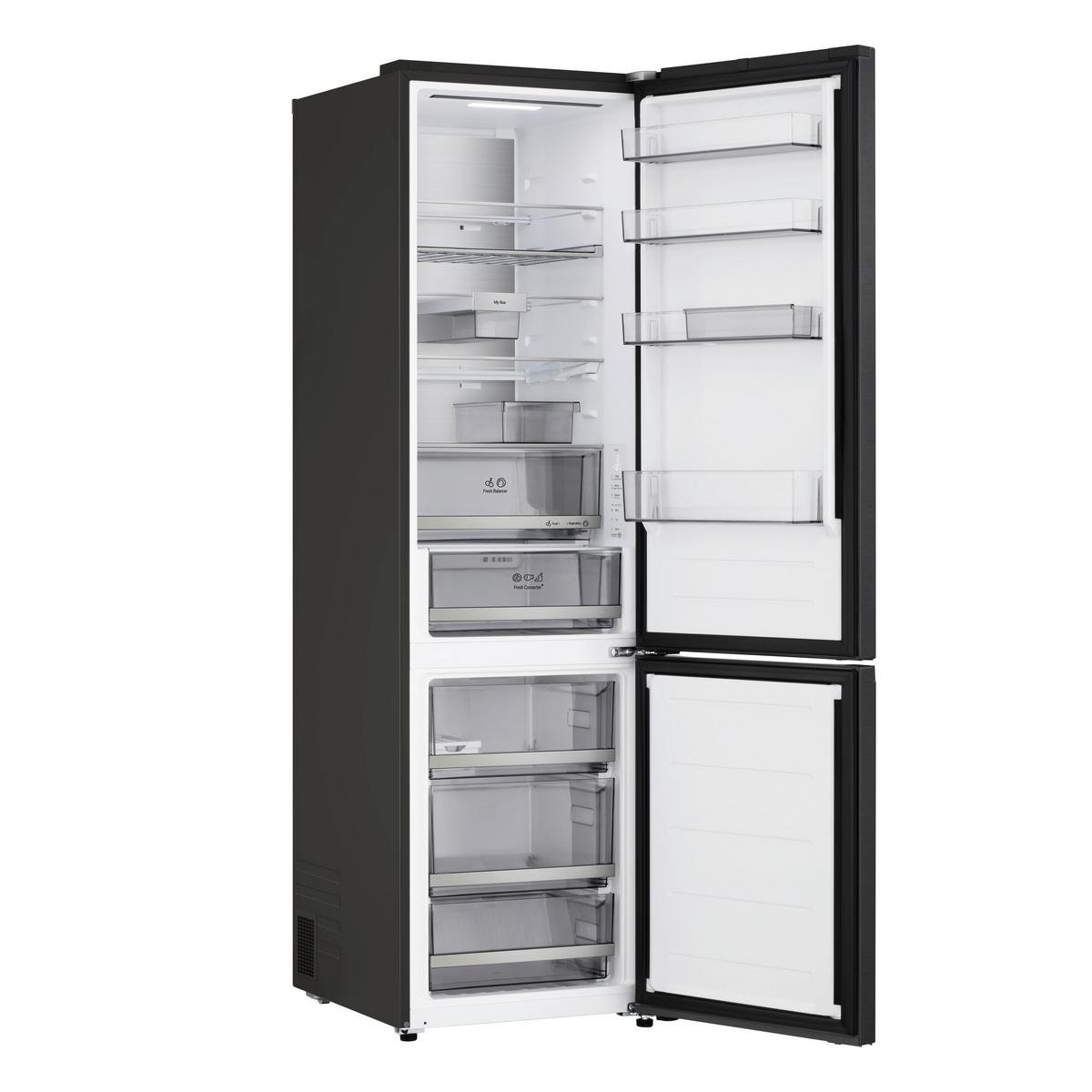 Kühl-Gefrier-Kombination GBBS7 26AEV, EEKL: A - Schwarz, Basics, Metall (59,7/203/67,4cm) - LG