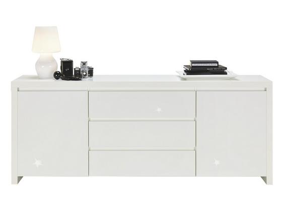 Komoda Sideboard Lario - biela, Moderný, kompozitné drevo (190/75/40cm) Komoda Sideboard Lario - biela, Moderný, kompozitné drevo (190/75/40cm)