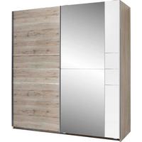 Tolóajtós Szekrény Stripe 180/198 Cm - tölgyfa, Modern, fa (180/198/64cm)