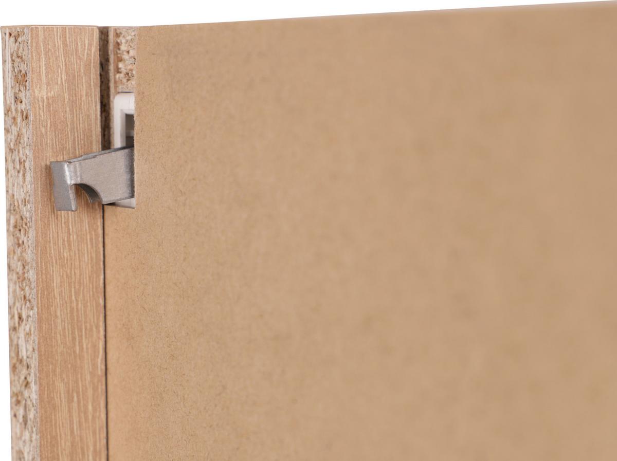 Küchenoberschrank Merle Weiß, Eiche Dekor B:50cm - Eichefarben/Weiß, Basics, Holzwerkstoff (50/56,1/34,6cm) - Respekta