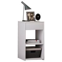 Beistelltisch mit Schublade Sledo Max Weiß - Weiß, KONVENTIONELL, Holzwerkstoff (35/65/35cm) - MID.YOU