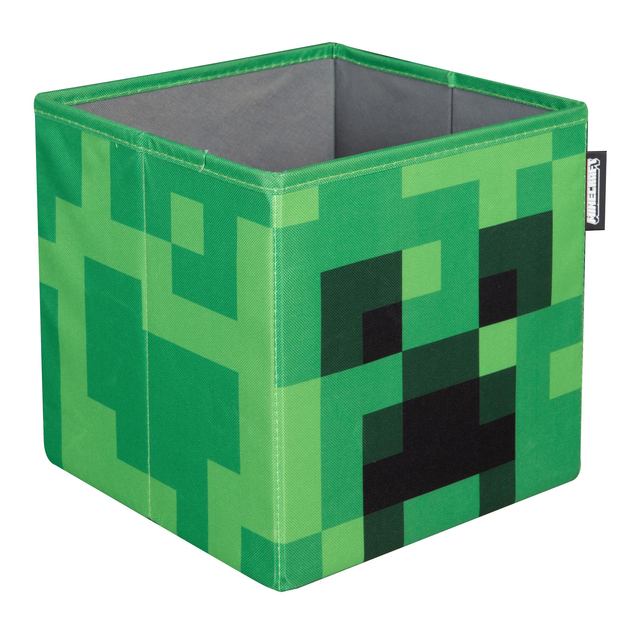 Aufbewahrungsboxen-set Minecraft Creeper - Multicolor, Textil (27/27/27cm)
