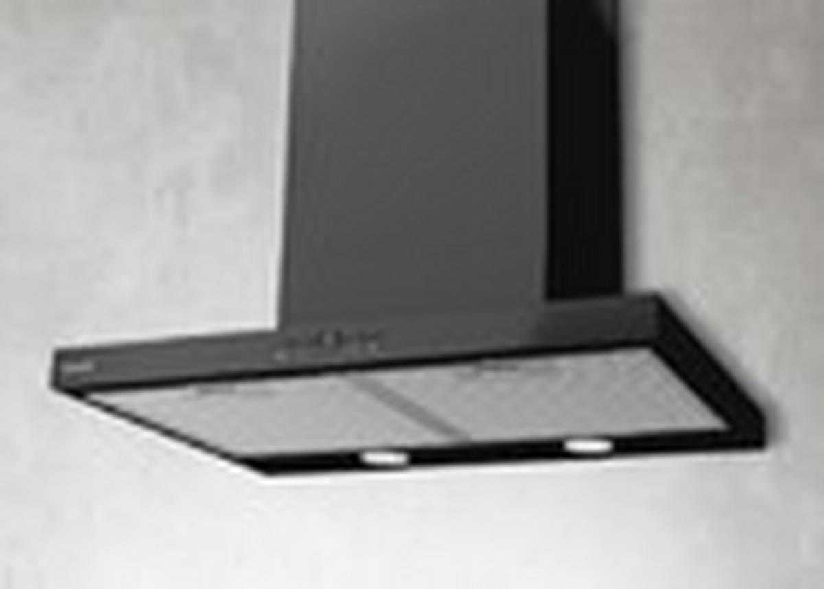 Dunstabzugshaube Kh 17803 S - Schwarz, Basics, Metall (60/53,5-101,5/50cm) - Amica