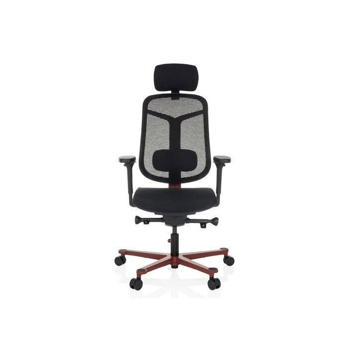 Drehstuhl Bicolore High Schwarz/Rot B: 66 cm - Rot/Schwarz, MODERN, Kunststoff/Textil (66/118 - 136/60cm) - MID.YOU