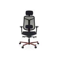 Drehstuhl Bicolore High Schwarz/Rot B: 66 cm - Rot/Schwarz, MODERN, Kunststoff/Textil (66/118 - 136/60cm) - MID.YOU