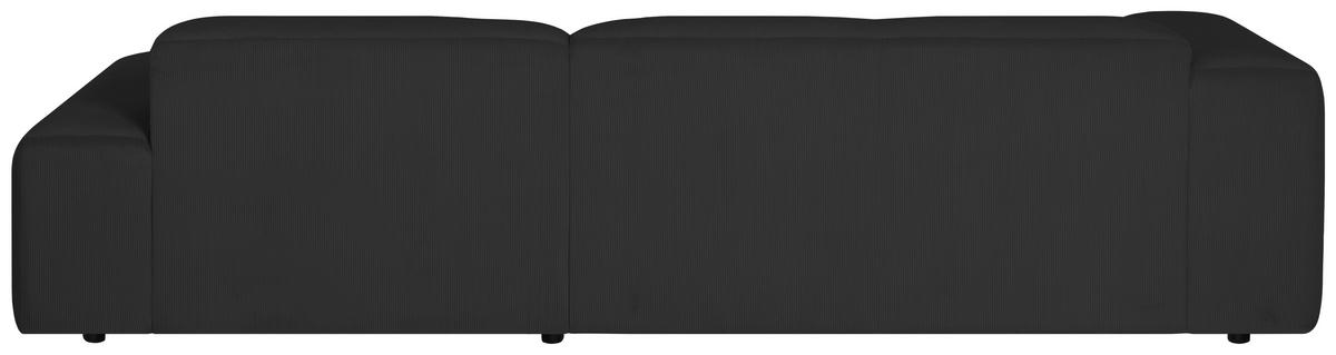 Ecksofa Hannah Schwarz 304x200 cm - Schwarz, Design, Textil (304/200cm) - MID.YOU