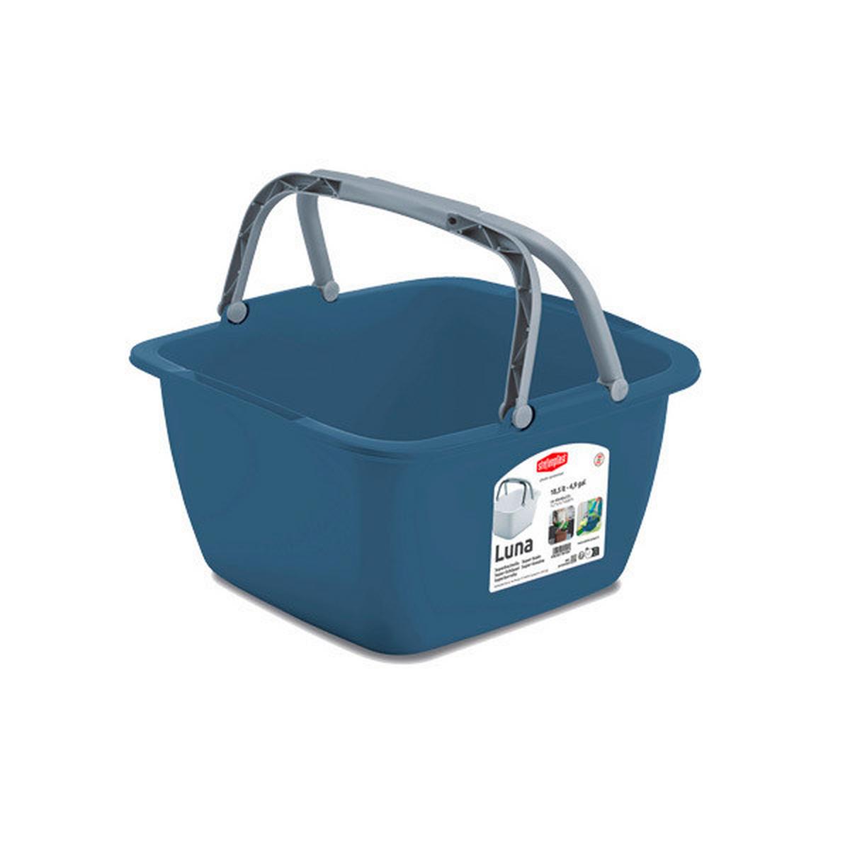 Wäschekorb Wanne mit Griff - Basics (40/40/23cm)