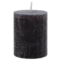 VÁLCOVÁ SVÍČKA LIA - černá, Moderní (6,8/9cm) - Premium Living