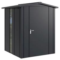 Gerätehaus Juno Satteldach Jsd2 - Anthrazit, Basics, Metall (189/219/181cm)