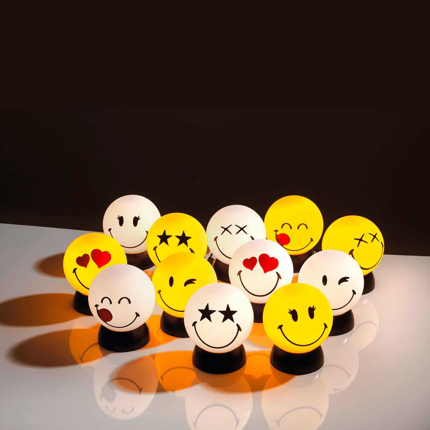 Kindertischleuchte Giallo Hellgelb L: 15 cm - Hellgelb/Schwarz, Basics, Kunststoff (15/15/20cm)