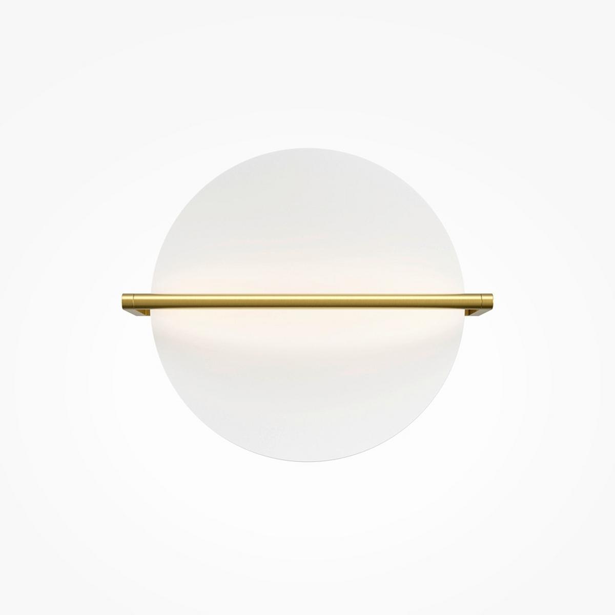 Wandleuchte Mira - Goldfarben/Weiß, MODERN, Metall (11,1/34/30cm) - MAYTONI
