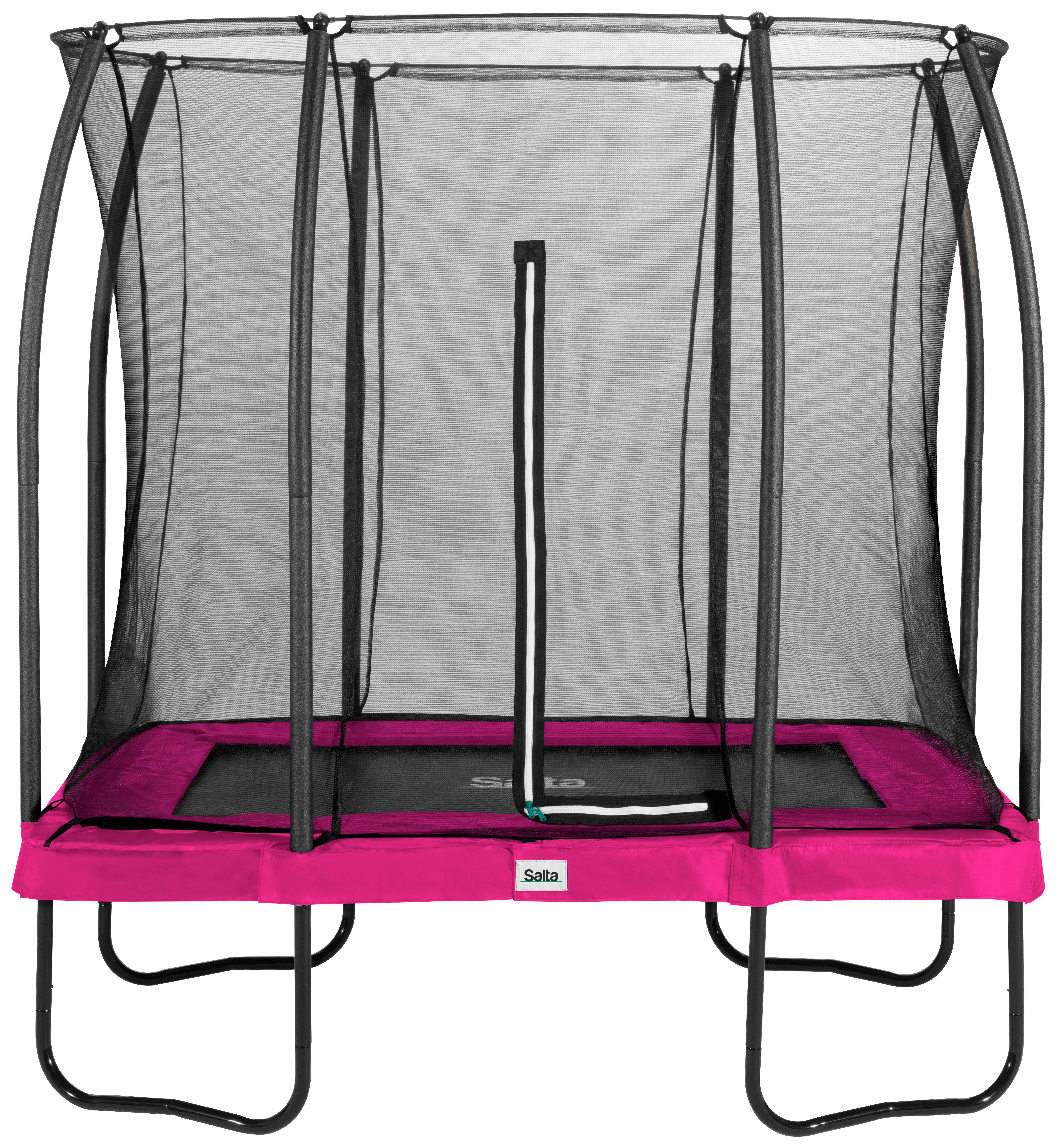 Trampolin 5091p - Pink, Basics, Metall (153/214cm) - Salta