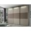 Schwebetürenschrank Includo 280cm Sand/umbra - Sandfarben/Taupe, MODERN, Holzwerkstoff (280/222/68cm)