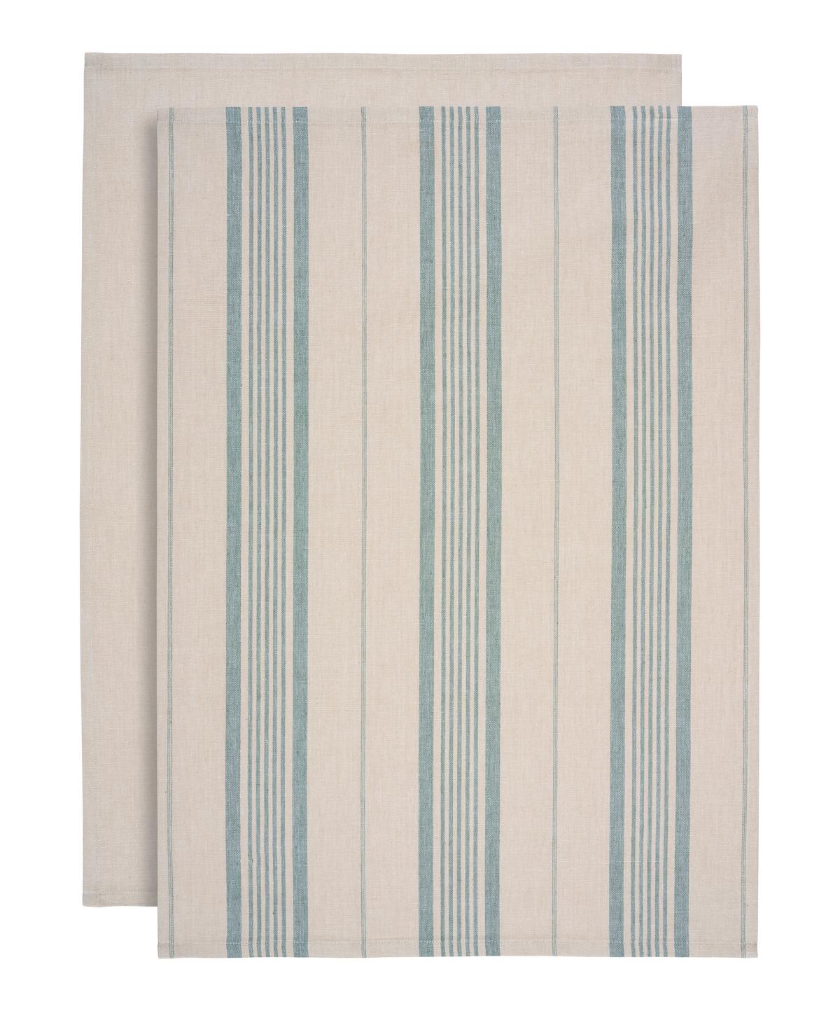Sada utěrek Henry, 50/70cm - šalvějově zelená/béžová, Moderní, textil (50/70cm) - Modern Living