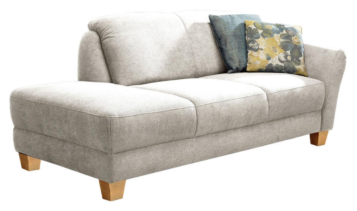 Récamiere Gotland V, Creme B: 194 cm - Creme/Naturfarben, KONVENTIONELL, Textil (194/84/91cm) - Sit & More