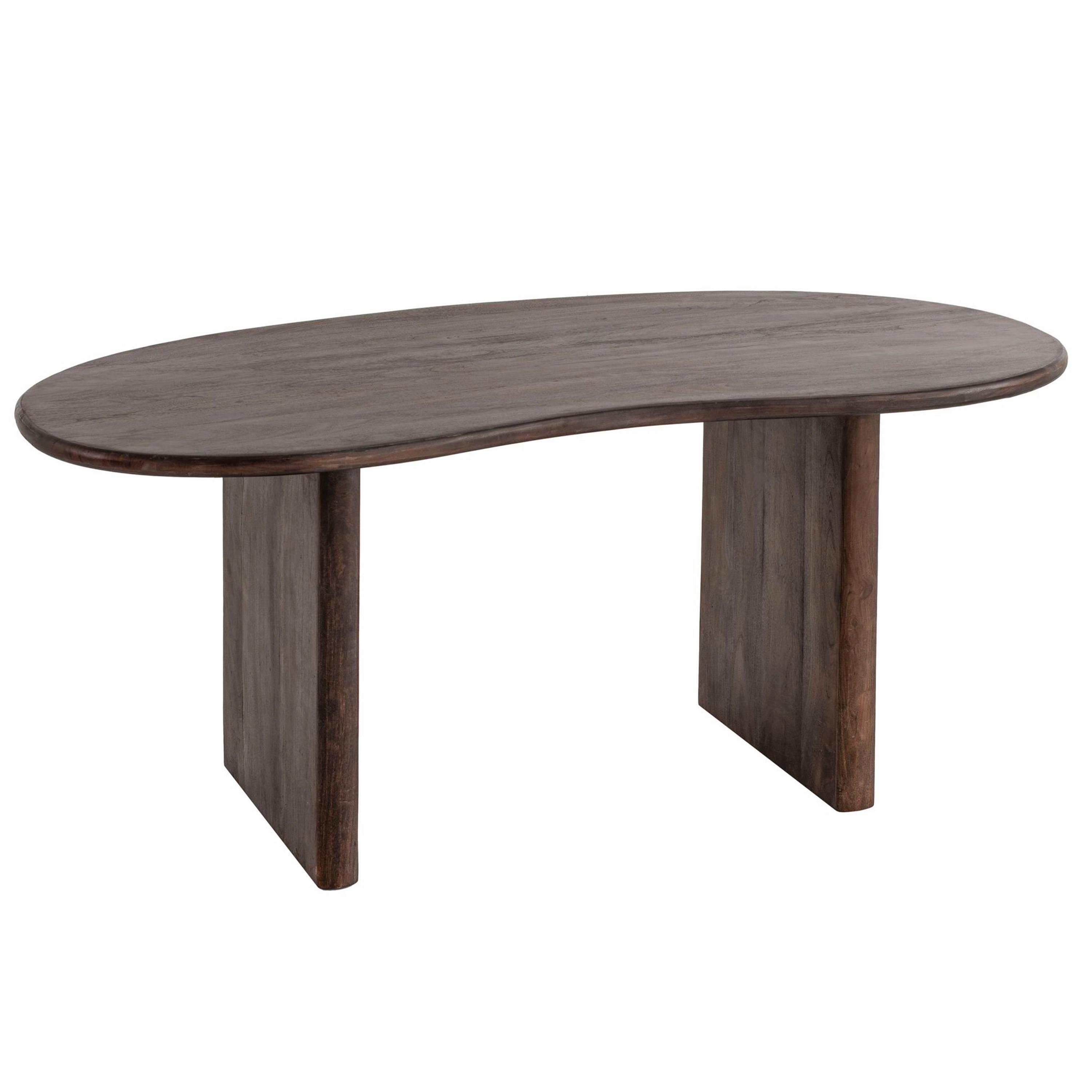 Schreibtisch Dunkelbraun L: 180 Cm - Dunkelbraun, Design, Holz (180/90/75cm) - MID.YOU