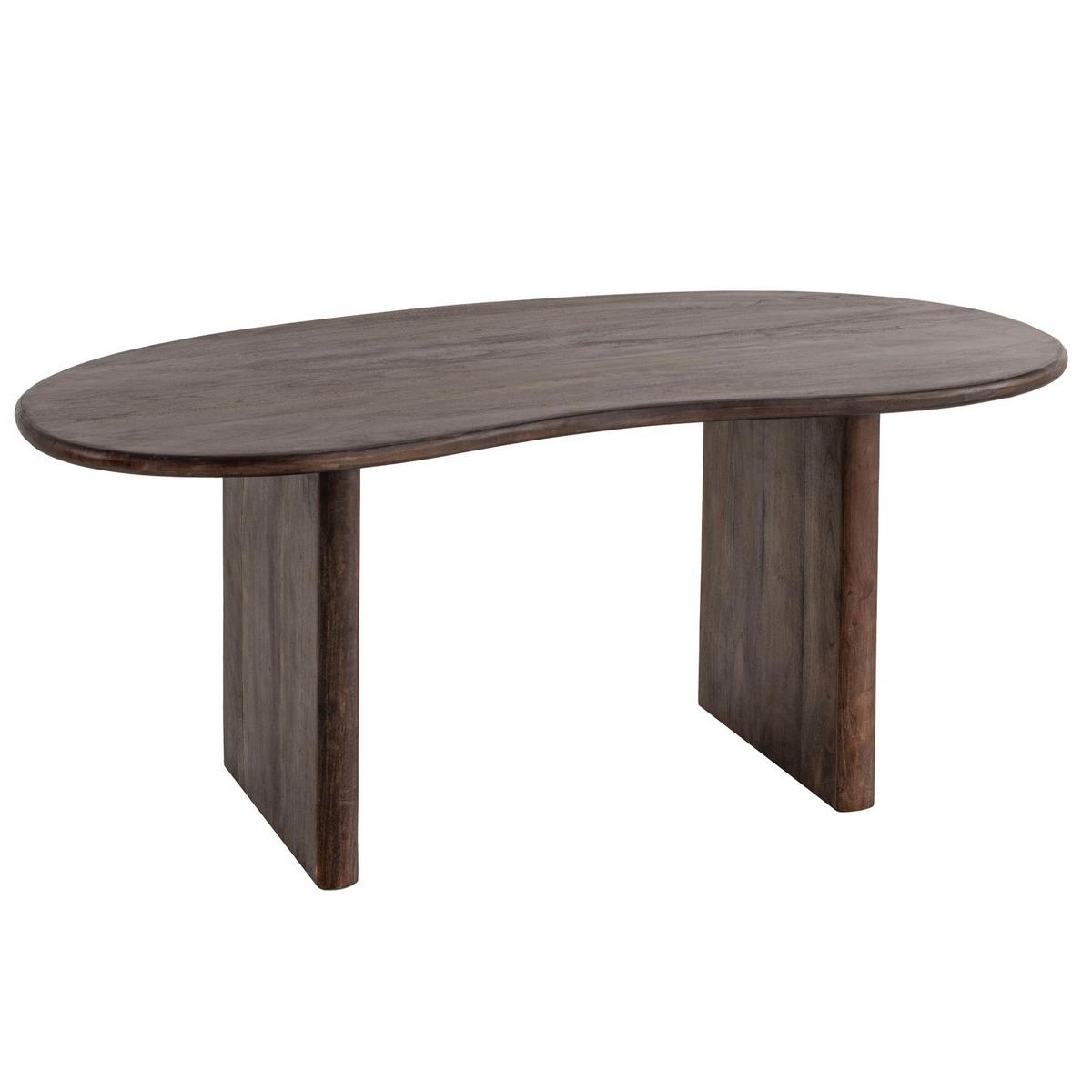 Schreibtisch Dunkelbraun L: 180 Cm - Dunkelbraun, Design, Holz (180/90/75cm) - MID.YOU