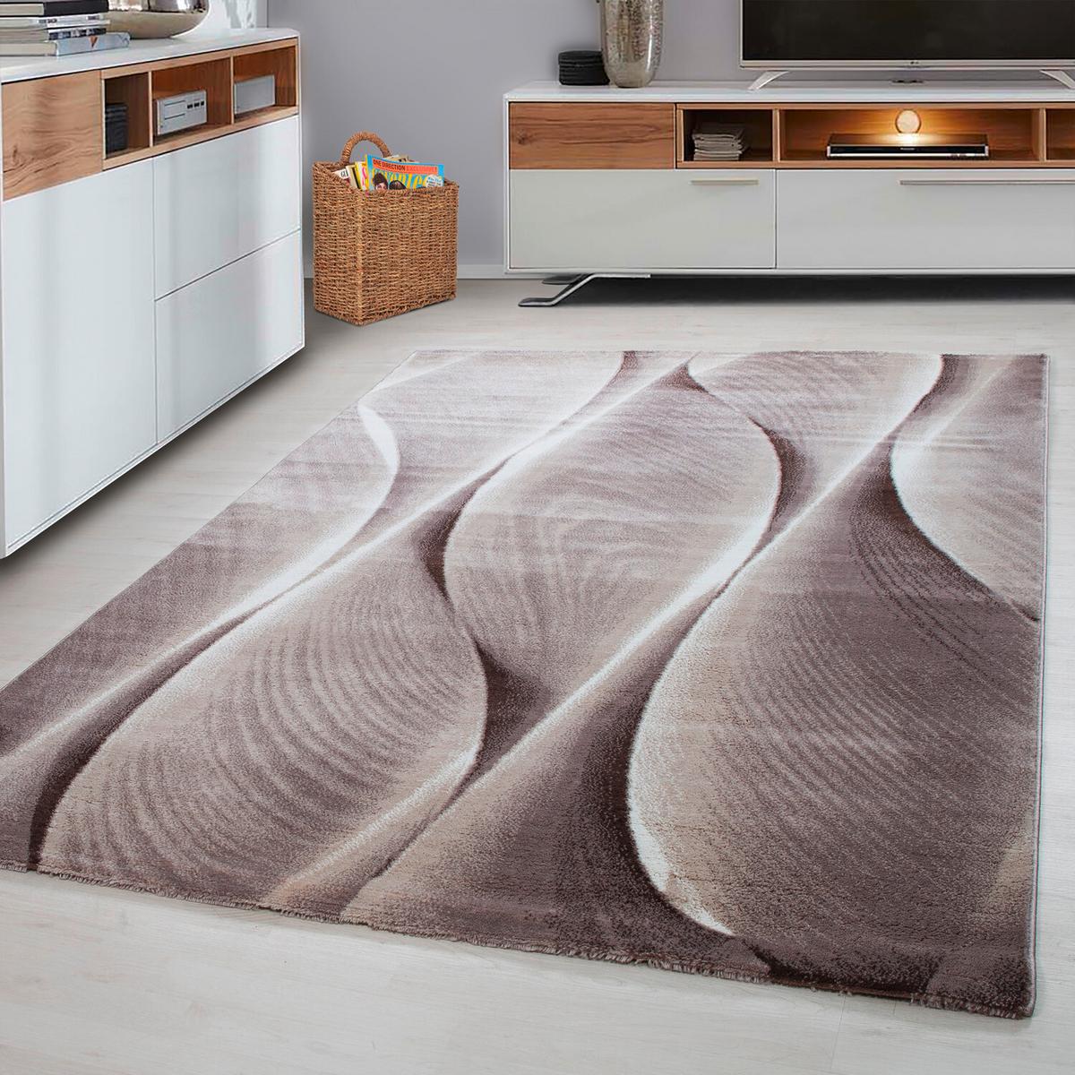 Flachwebteppich Parma - Braun, Design, Textil (240/340cm) - Novel
