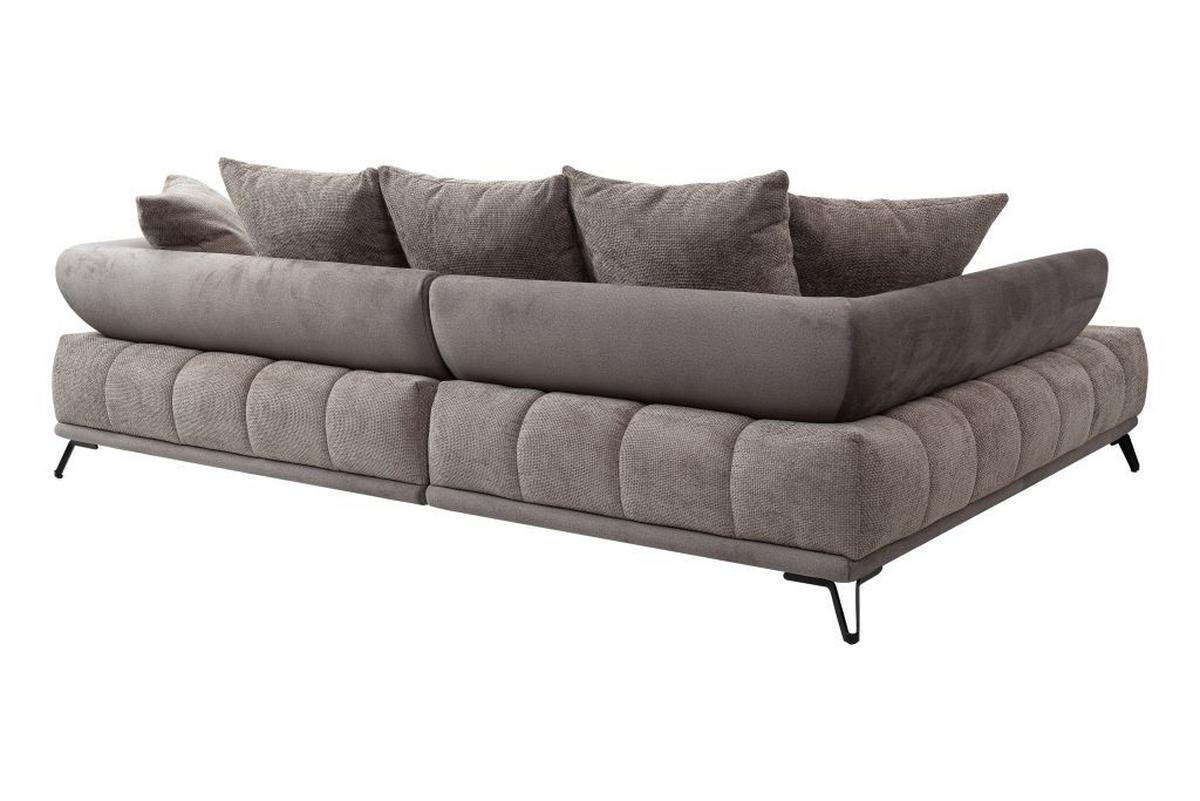 LARGO, levá, šedohnědá, potřeba šířky dveří 90 cm - černá/šedohnědá, Moderní, kov/textil (184/262cm)