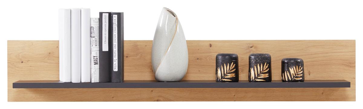 Wohnkombination Modern 4 -Teilig. Tonale 3, Eiche Dekor/Grau - MODERN (240,4/207,6/40cm)