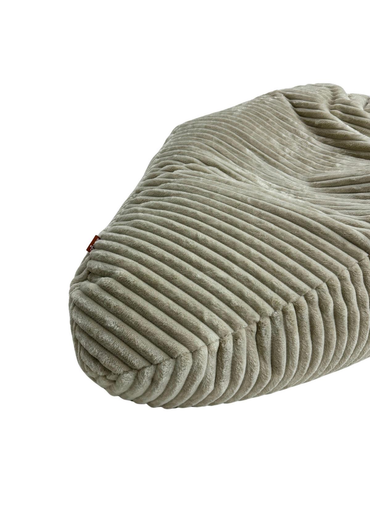 Sedací vak BUZZI, 280L, béžový menčester TILIA - béžová, Basics, textil (120/85/85cm) - Ondega