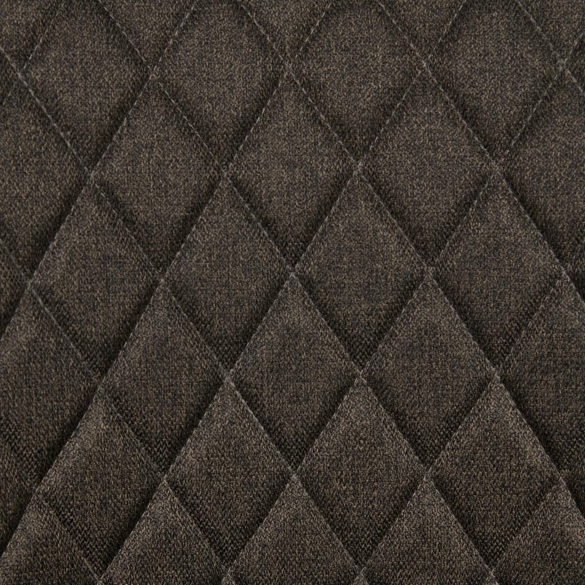 Armlehnstuhl Pam Braun, Sitzfl. 360° Drehbar - Graubraun/Schwarz, KONVENTIONELL, Holz/Textil (57/85.5/60cm) - MID.YOU