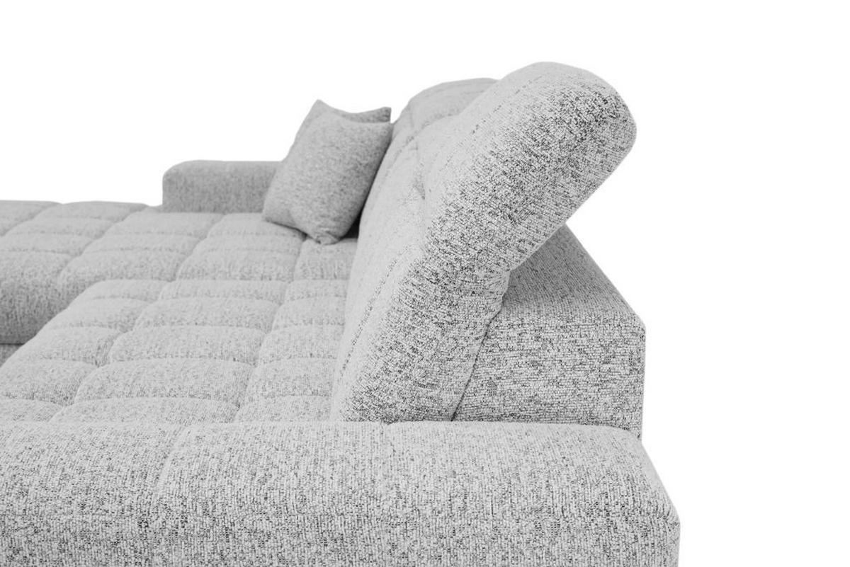 Sedačka SANTORINI, levá, šedá - Moderní (193/291cm) - Premium Living