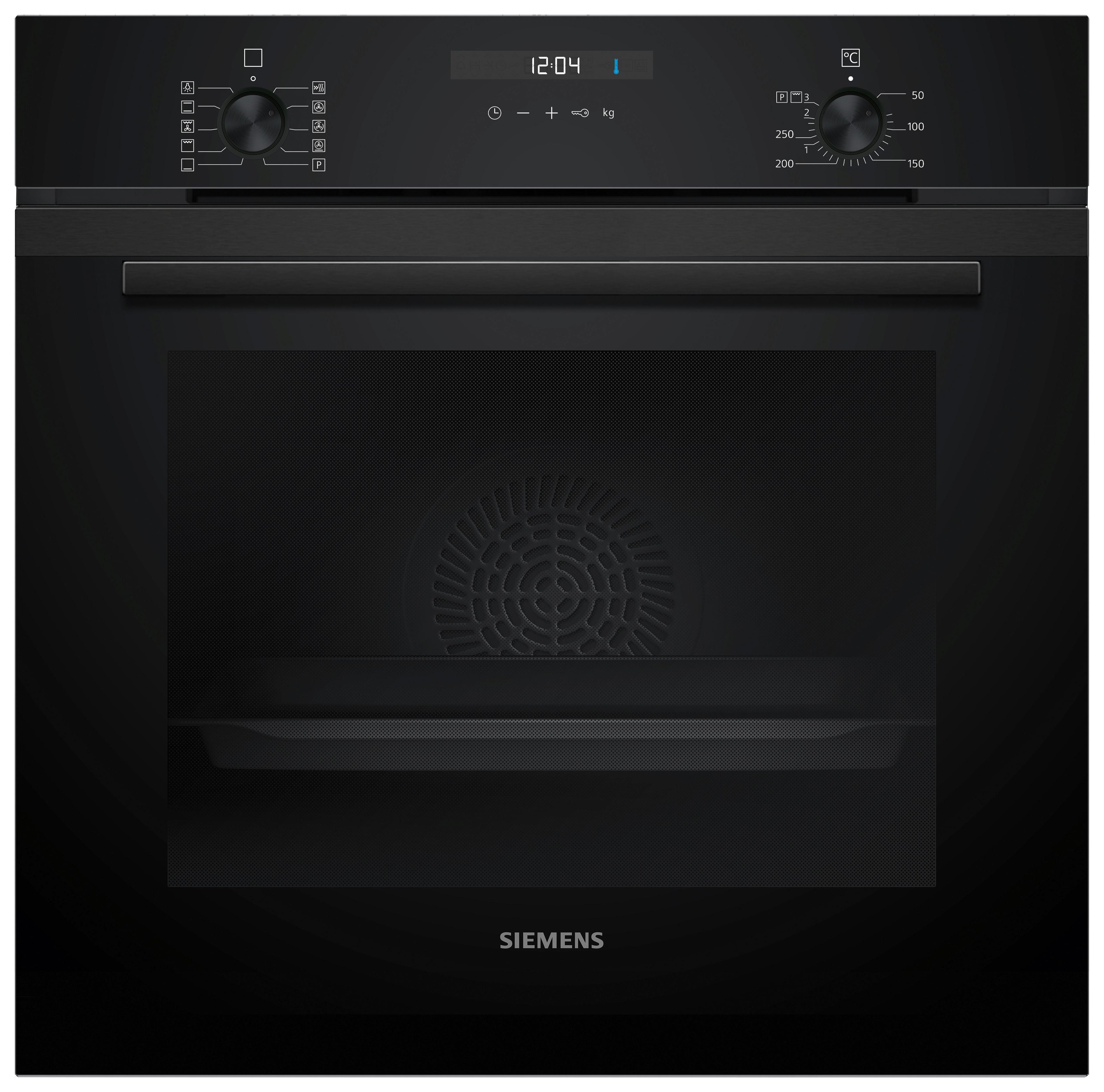 Einbaubackofen Hb237gbb3 - Schwarz, Basics, Glas/Metall (59,5/59,4/54,8cm) - Siemens