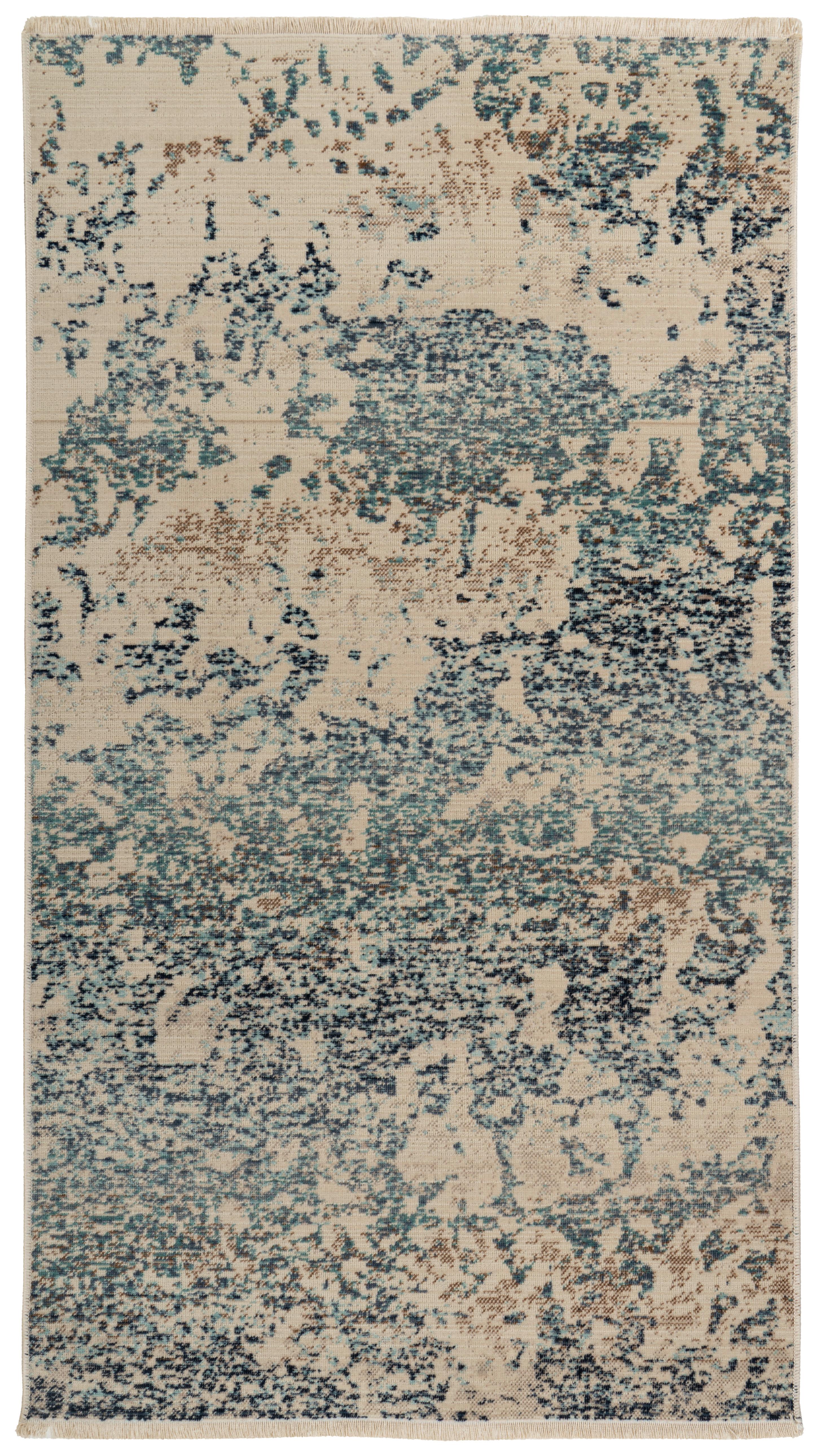 Vintage-Teppich Charu 300 - Blau, KONVENTIONELL, Textil (120/170cm)