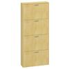 Schuhschrank Sulos Honigeiche Dekor - Honigeiche, Design, Holzwerkstoff (59/144/17cm) - MID.YOU