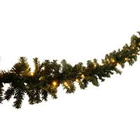 Tannengirlande Grün L: 2025 Cm - Grün, Basics, Kunststoff (2025cm)