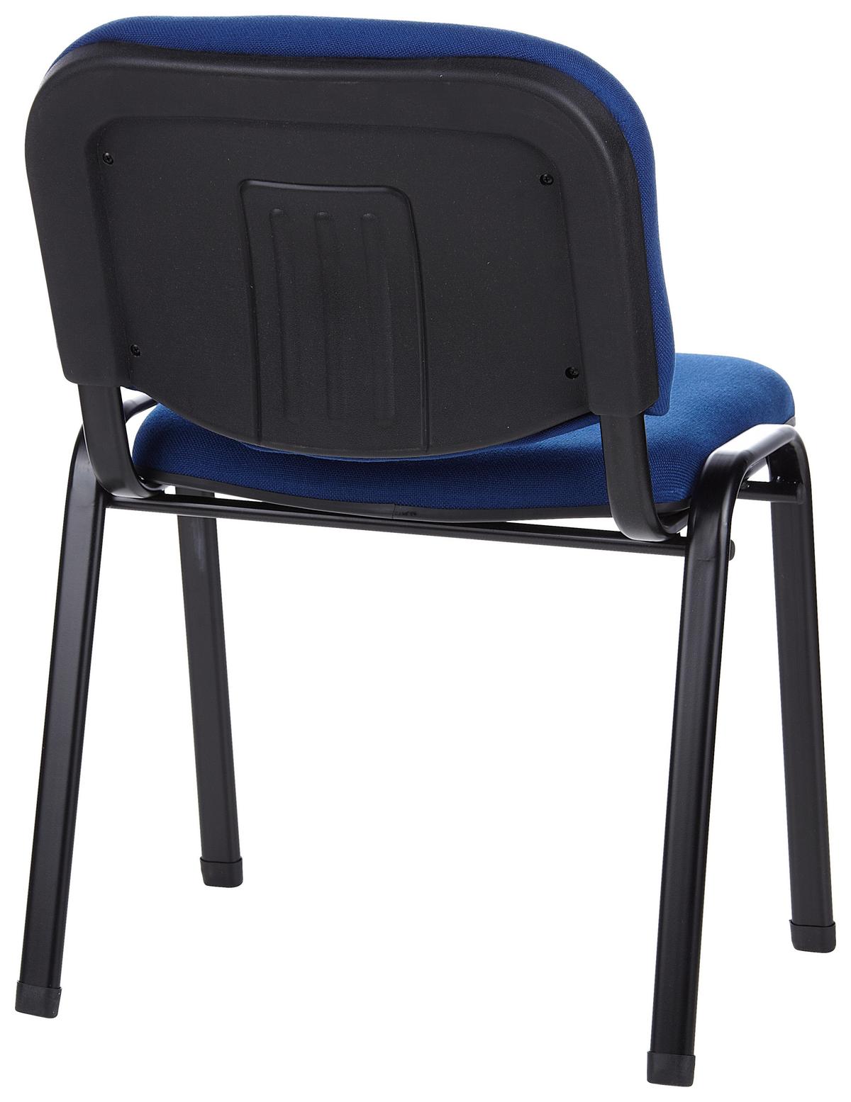 Besucherstuhl Xt 600 - Blau/Schwarz, Basics, Textil/Metall (58/84/48cm) - MID.YOU