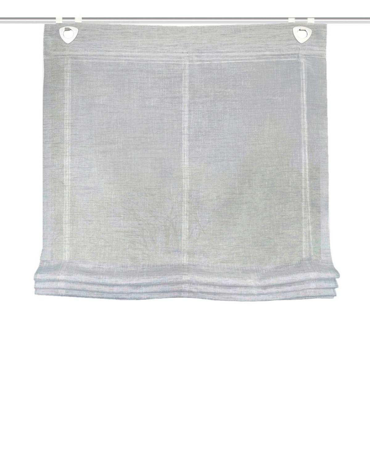 Raffrollo Casper Hellgrau B: 60 Cm - Hellgrau, Basics, Textil (60/130cm) - Schmidt W. Gmbh