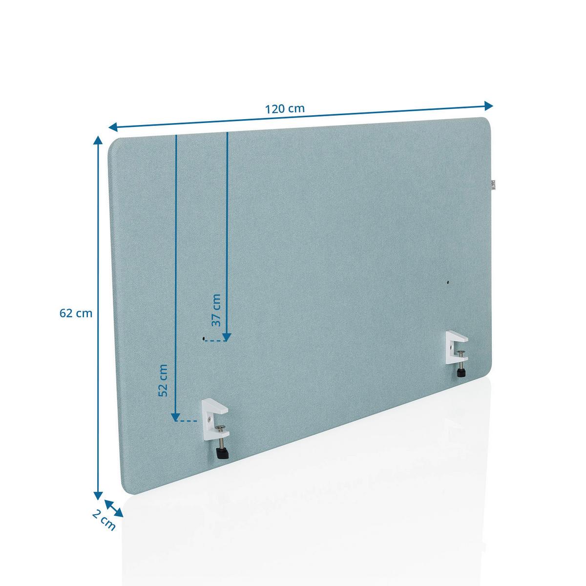 TRENNWAND Flexmiut Blau B: 120cm - Blau, MODERN, Textil (120/62/2cm) - MID.YOU