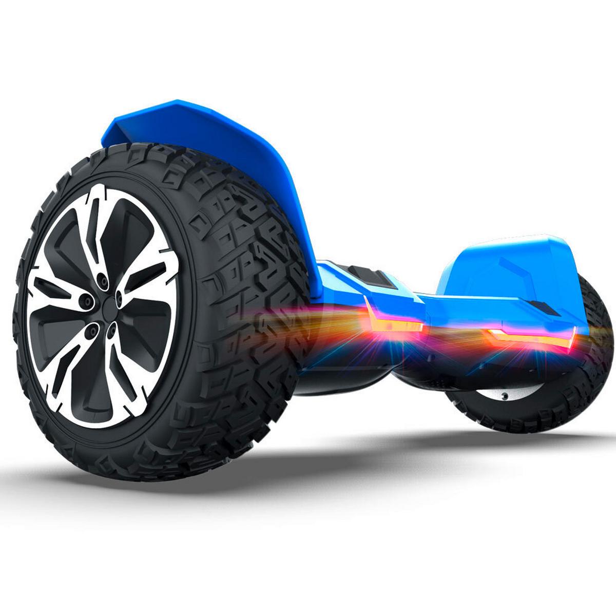 Self-Balancing Scooter Warrior Offroad L: 63 cm, LED-Lichter - Schwarz, Basics, Kunststoff/Metall (63/23,5/23,5cm)