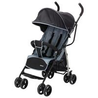 Buggy Glider Grau/Schwarz XL-Sonnendach - Schwarz/Grau, Kunststoff/Metall (38/98/80cm) - Fillikid
