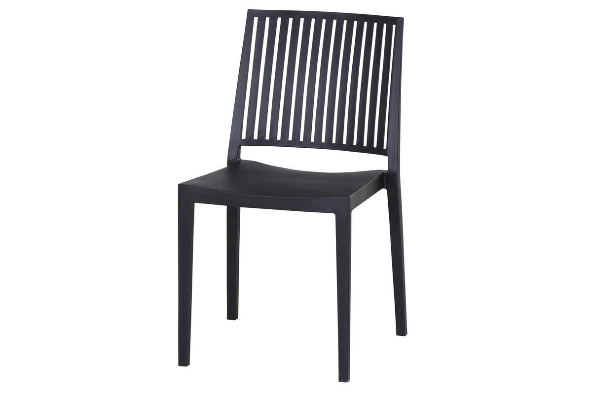 Stapelstuhl T20100 - Anthrazit, Basics, Kunststoff (57/80/56cm) - Siena Garden