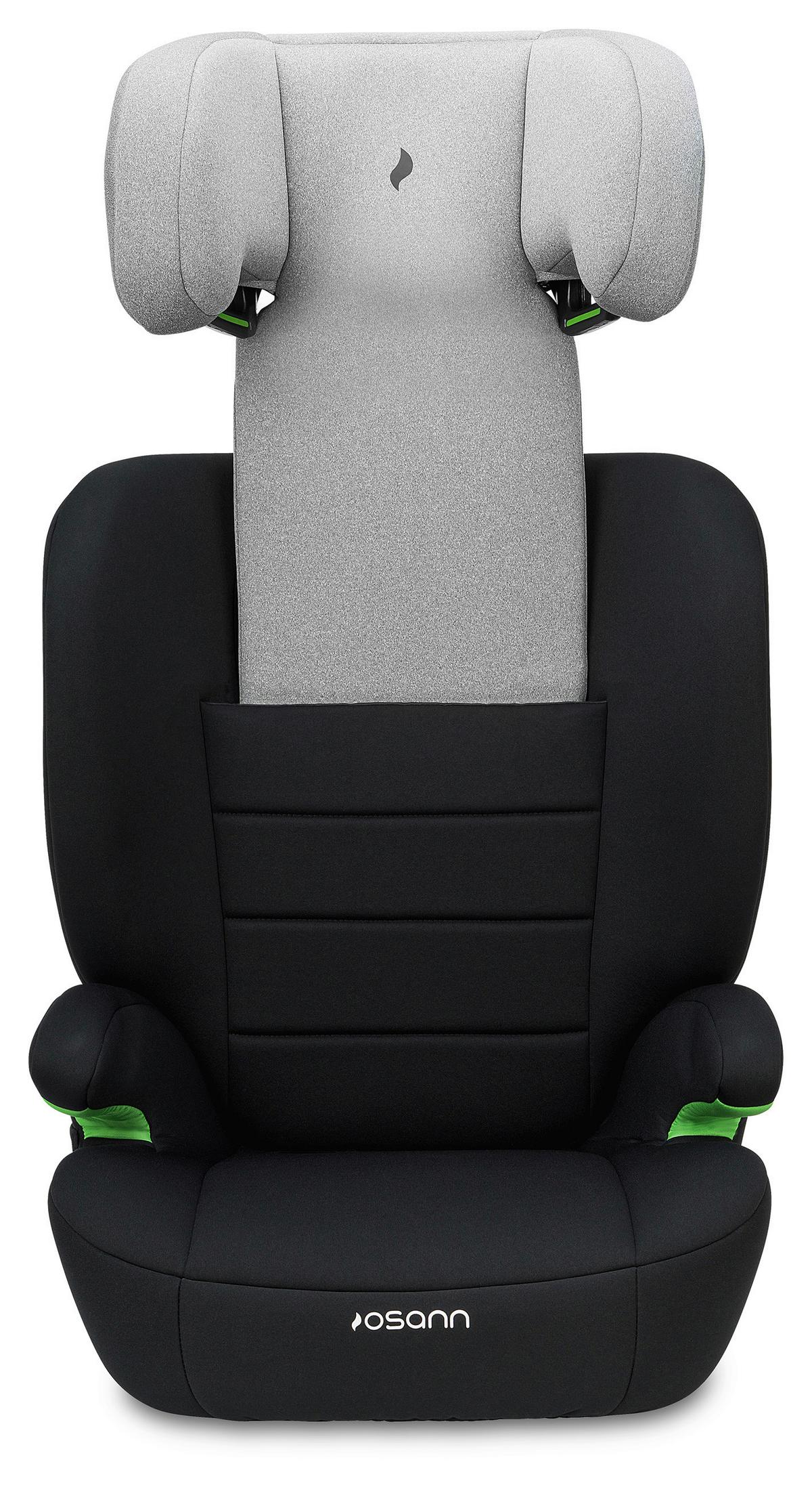 Kinderautositz Musca - Hellgrau/Schwarz, Basics, Kunststoff/Textil (44/55/43cm) - Osann