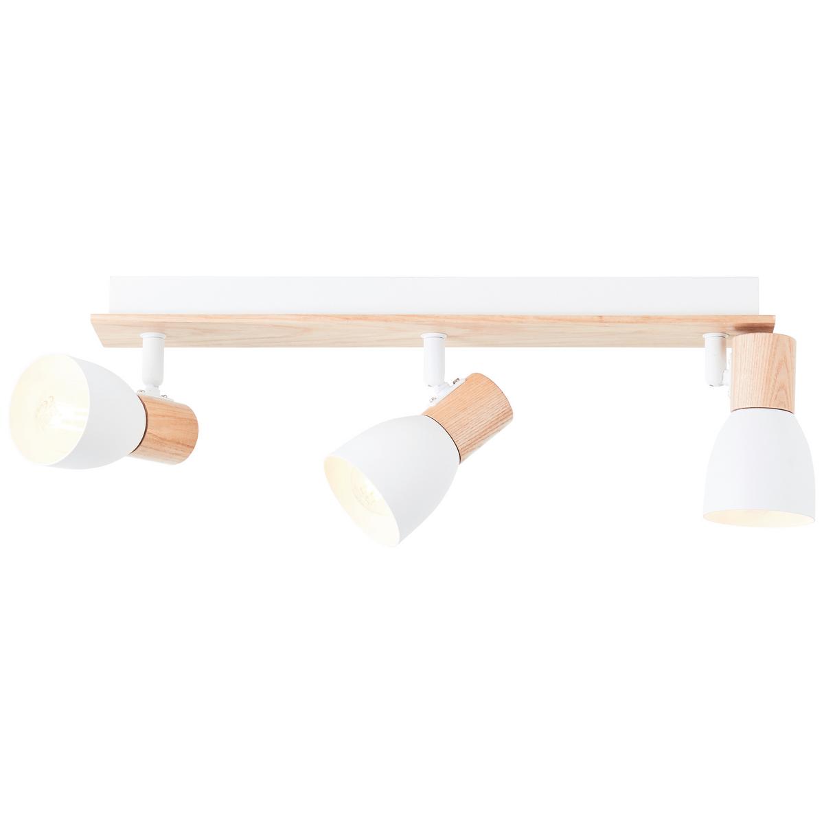 Strahler 99712/75 Daintree - Naturfarben/Weiß, Basics, Holz/Metall (42/7cm) - Brilliant