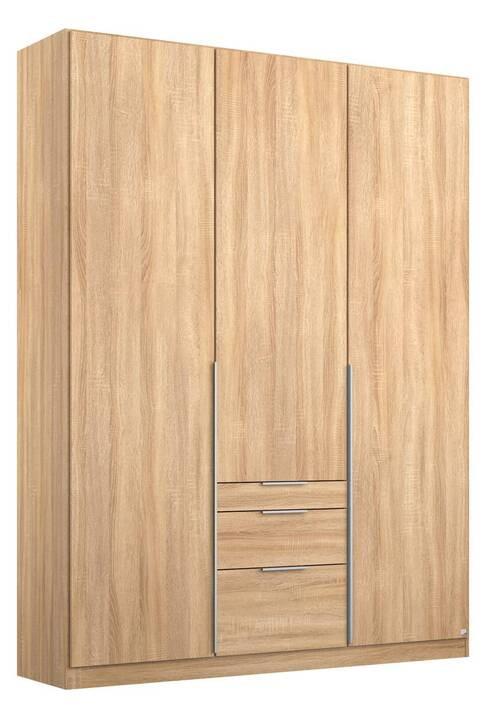 Drehtürenschrank 136cm Alabama, Sonoma Eiche Dekor - Sonoma Eiche, MODERN, Holzwerkstoff (136/229/54cm) - Rauch Möbel