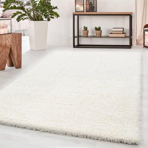 Hochflorteppich Dream - Creme, Basics, Textil (65/130cm) - Novel