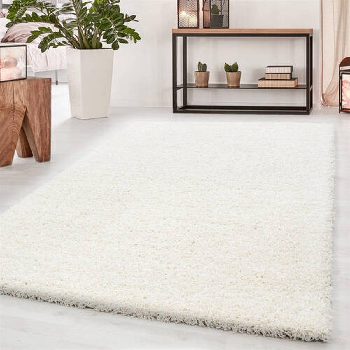 Hochflorteppich Dream - Creme, Basics, Textil (65/130cm) - Novel