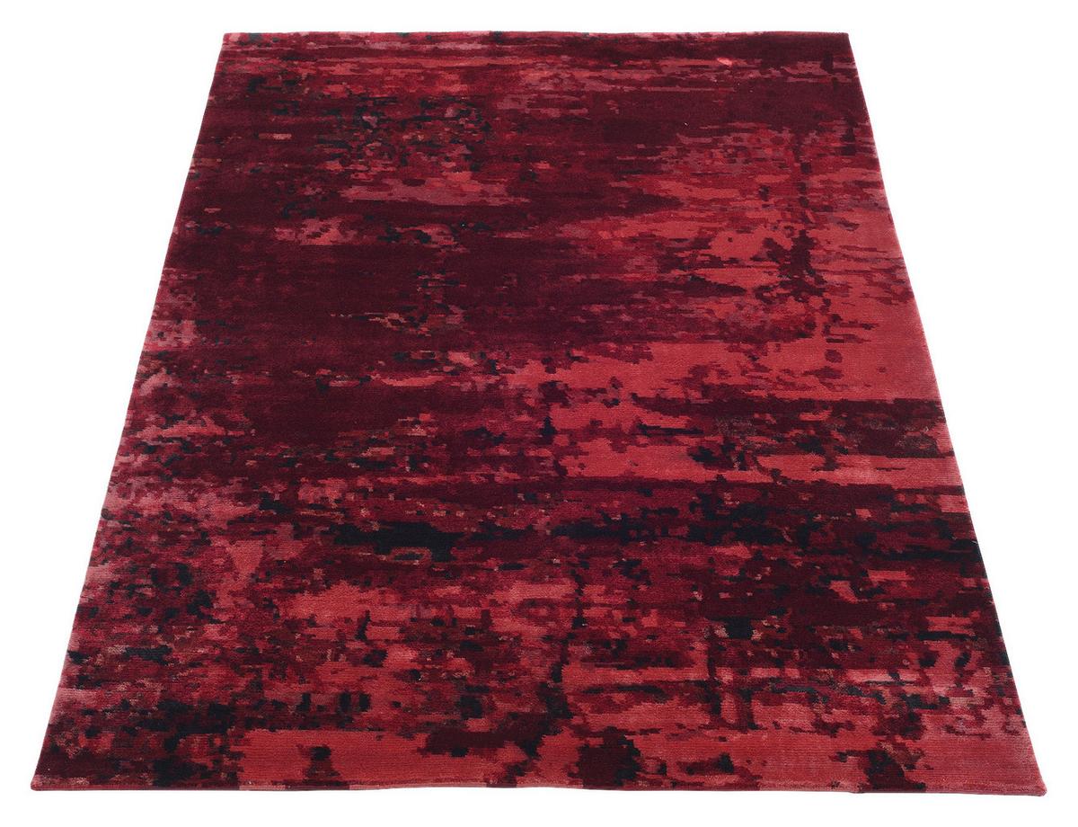 Orientalischer Webteppich Dunkelrot Angeles 70x140 cm - Dunkelrot, Design, Textil (70/140cm) - Musterring