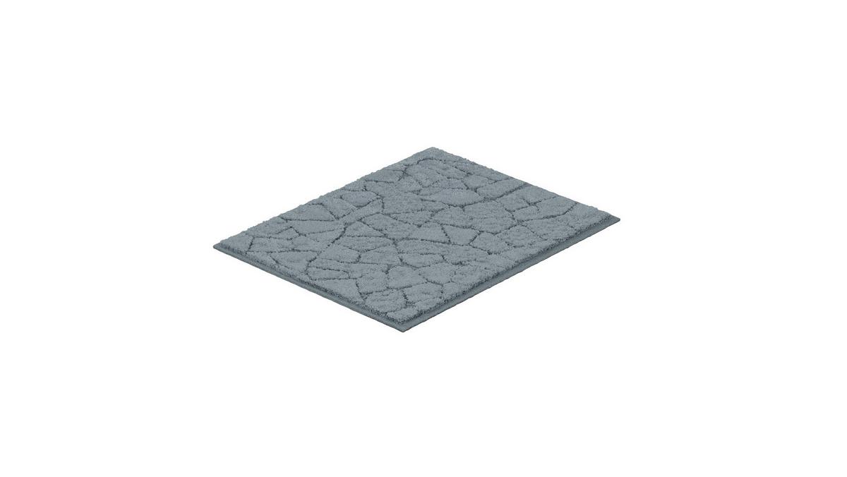 Bidet-Vorleger Terazzo - Anthrazit, Basics, Textil (40/50cm) - Grund